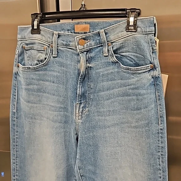💕MOTHER💕 Ditcher Zip Flood Jeans ~ Love On The Beat 26 NWT